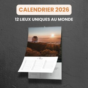 CALENDRIER PHOTO 2026 “12 lieux uniques au monde”