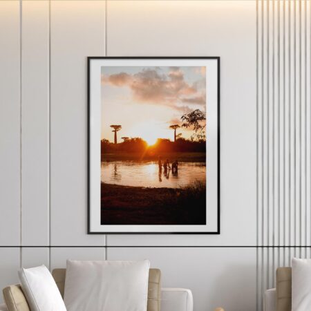 Reflet au lever du soleil